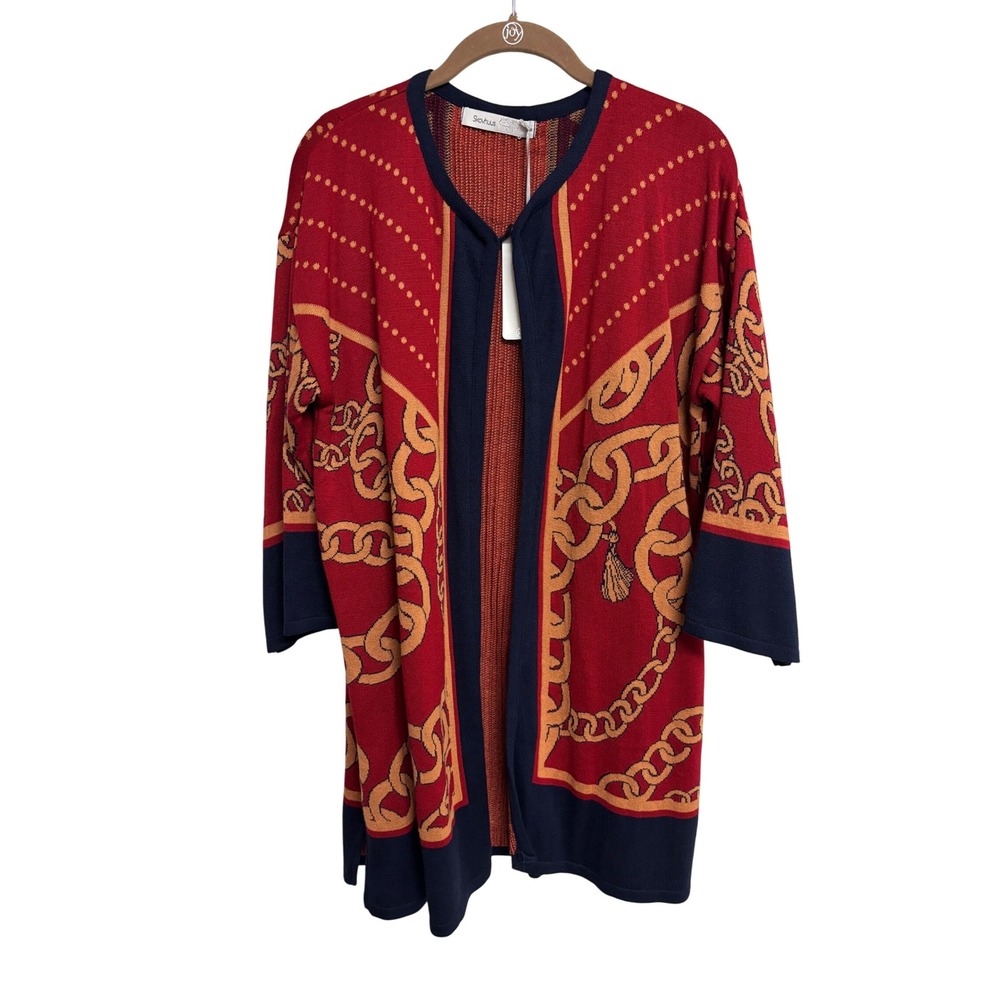 Skovhuus, NWT, Multi Color‎ Pattern Cardigan, Women's Size S